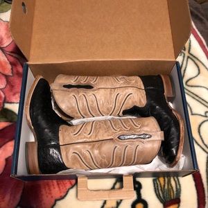 Tony Lama Black Ostrich Boots